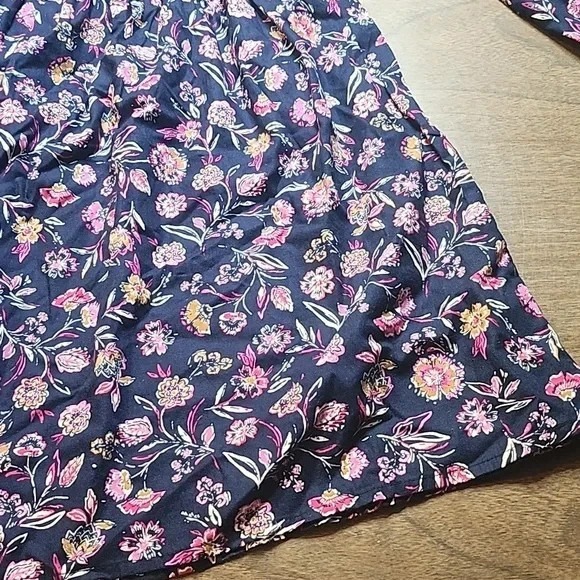 Gap Kids Floral Dress, Navy, Girls Size Large 10-12, NEW - Picture 7 of 8